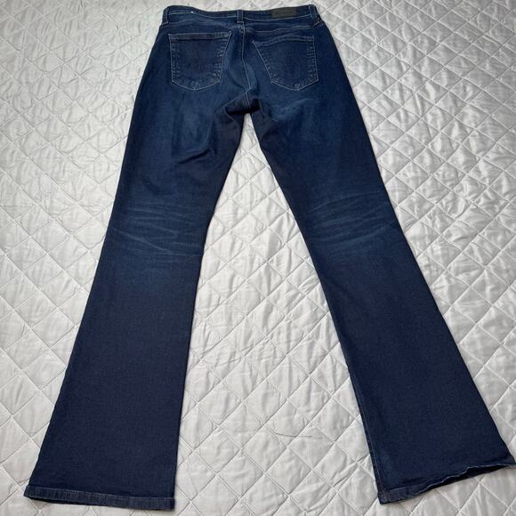 AG Adriano Goldschmied angel low-rise boot leg jeans Japanese fabric women’s 28R - Picture 4 of 8